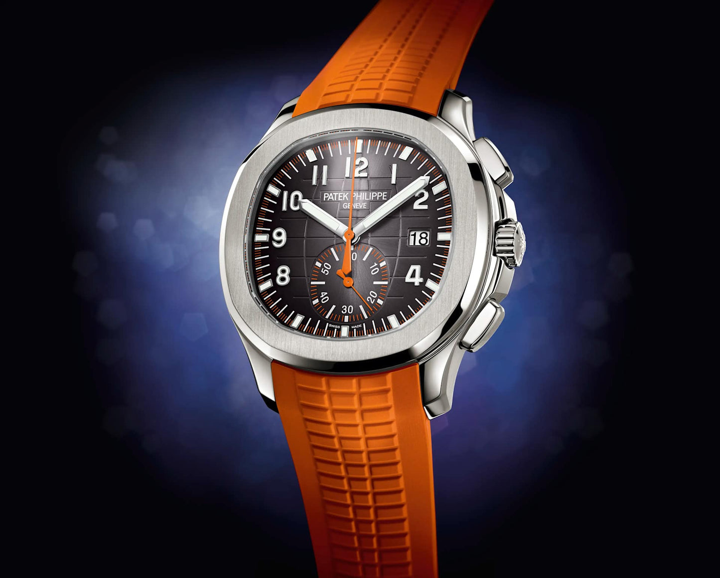 PATEK PHILIPPE AQUANAT CRÓNOGRAFO FLYBACK ORANGE