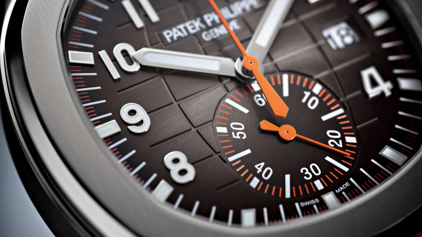 PATEK PHILIPPE AQUANAT CRÓNOGRAFO FLYBACK ORANGE