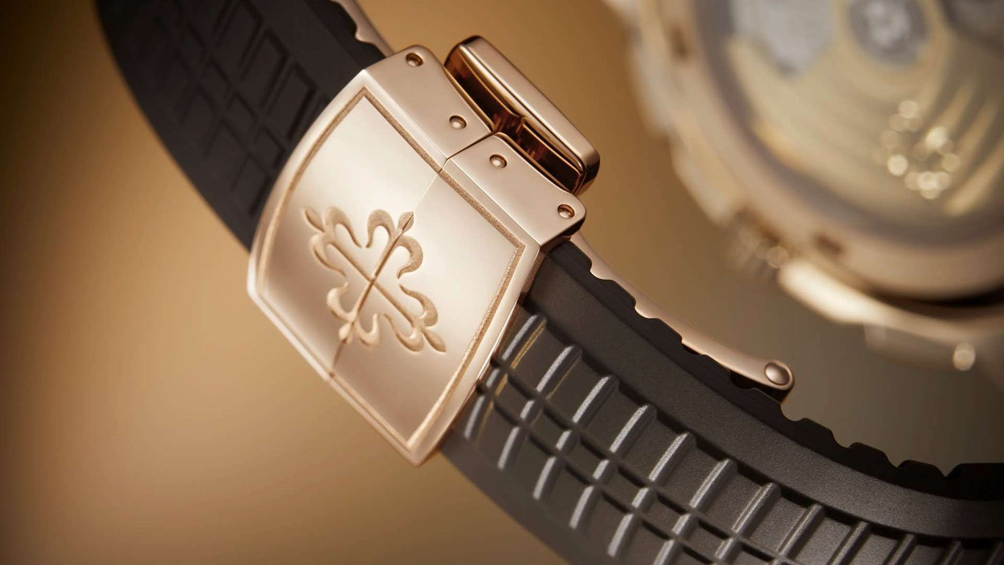 PATEK PHILIPPE AQUANAT CRONÓGRAFO FLYBACK ROSE