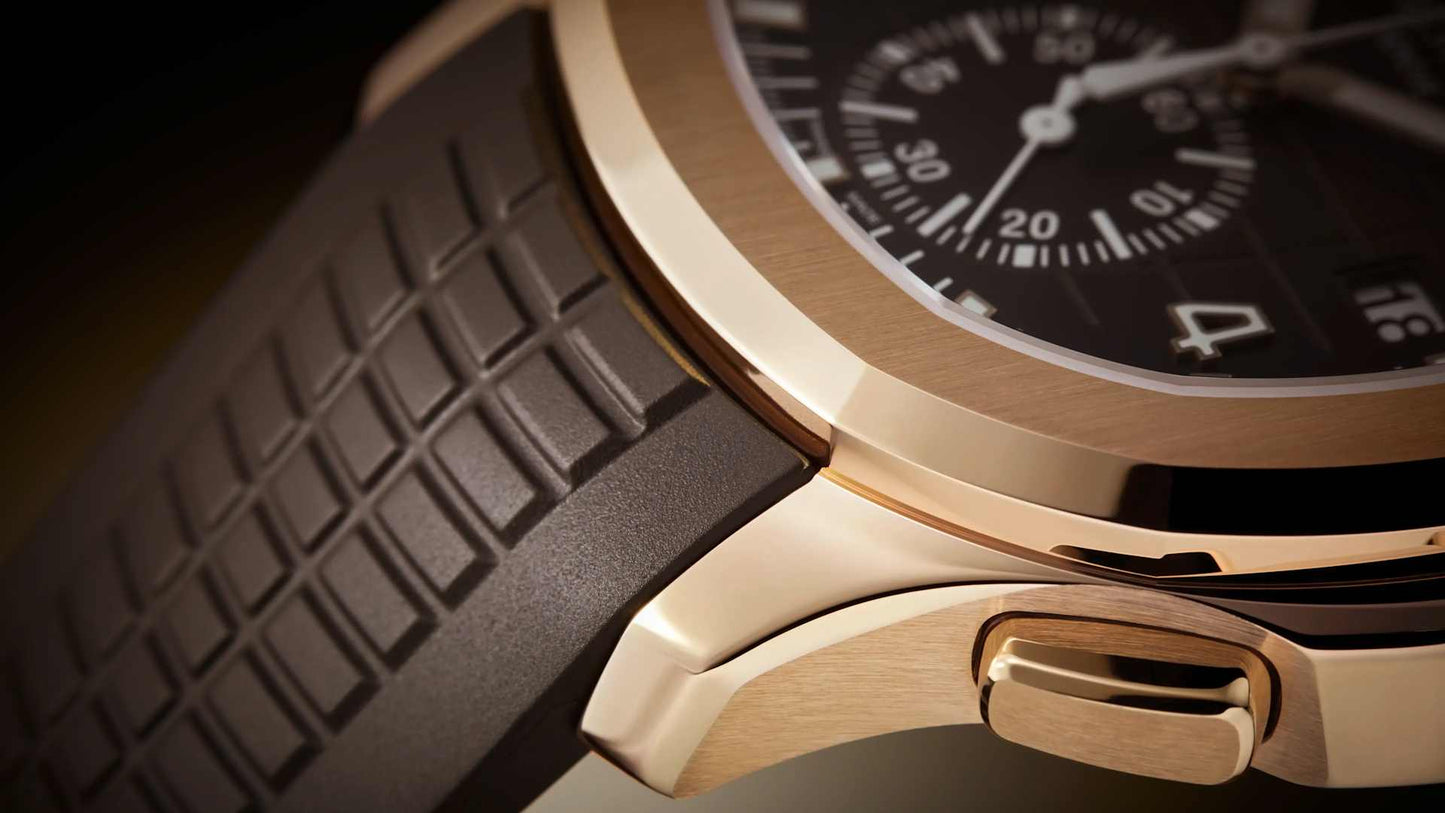 PATEK PHILIPPE AQUANAT CRONÓGRAFO FLYBACK ROSE