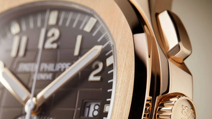 PATEK PHILIPPE AQUANAT CRONÓGRAFO FLYBACK ROSE