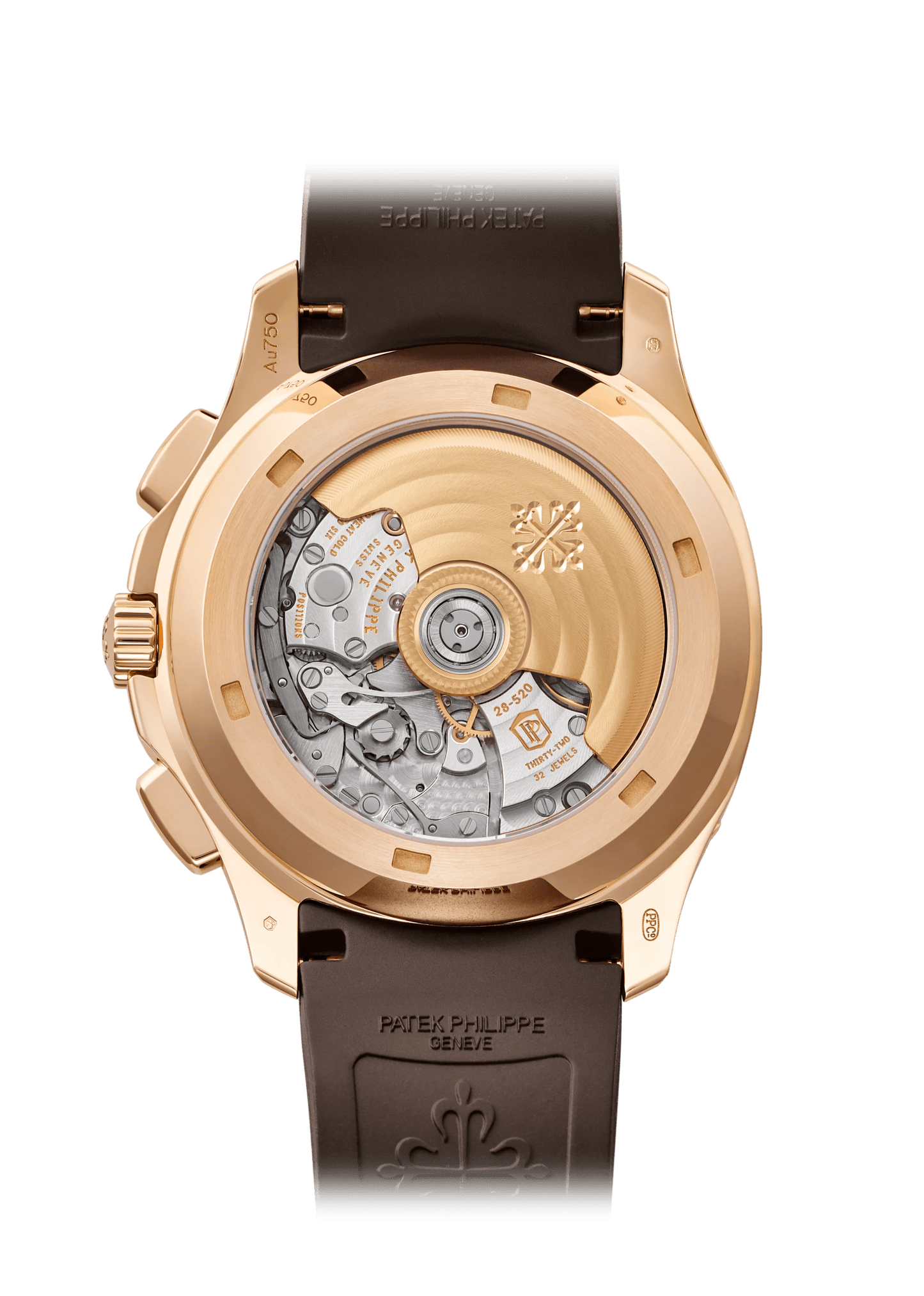 PATEK PHILIPPE AQUANAT CRONÓGRAFO FLYBACK ROSE