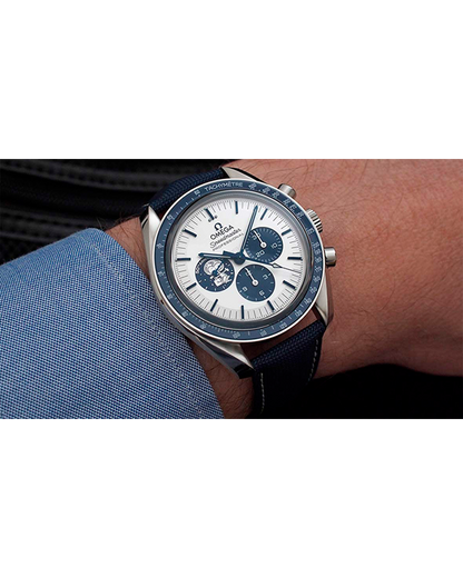 RELÓGIO OMEGA SPEEDMASTER SERIE DE ANIVERSARIO SNOOPY 50 TH (LINHA PREMIUM)