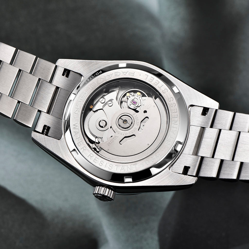 RELÓGIO PAGANI DESIGN ANVIL DAY DATE SILVER