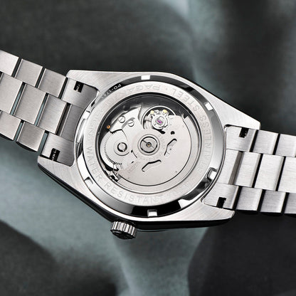 RELÓGIO PAGANI DESIGN ANVIL DAY DATE SILVER