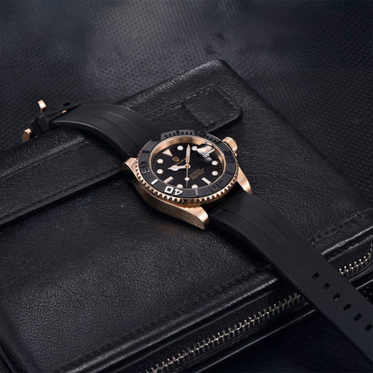 RELÓGIO PAGANI DESIGN EXPLORER GOLD BLACK